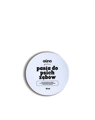 La pasta de dientes para perros de coco y plátano neutraliza el olor y elimina el sarro Auna For Fauna 30 ml - 1