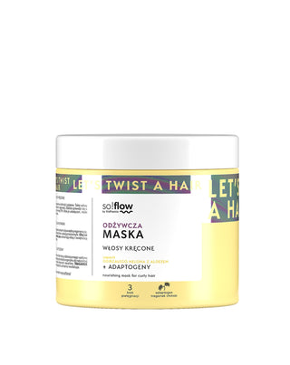 Mascarilla nutritiva para cabello rizado con aroma a melón maduro con aloe vera so!flow