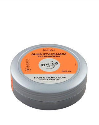 Goma de mascar plateada en un frasco con efecto de peinado de filtro UV Joanna - 2