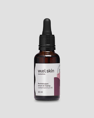 Sérum facial revitalizante con vitaminas A, C y E Mel Skin