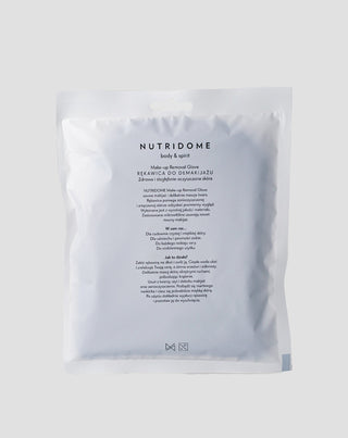 Rękawica do demakijażu z delikatnymi włóknami mikrofibry do każdego rodzaju cery Nutridome 2 - 2