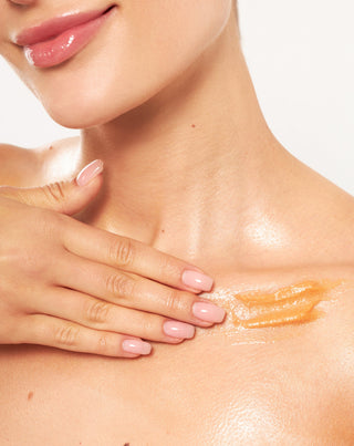 Aceite corporal iluminador efecto resplandor con aceite de jojoba y aceite de argán Nutridome