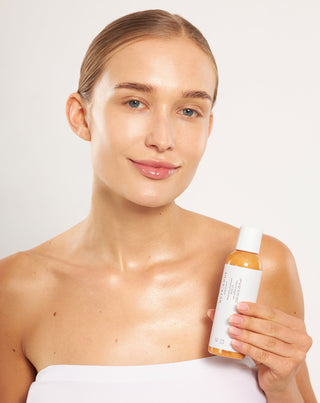 Aceite corporal iluminador efecto resplandor con aceite de jojoba y aceite de argán Nutridome - 3
