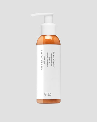 Aceite corporal iluminador efecto resplandor con aceite de jojoba y aceite de argán Nutridome - 1