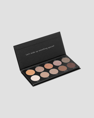 Paleta de 10 sombras de ojos con efecto brillo y mate Delicious Eyeshadow Palette Nutridome