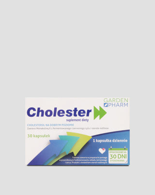 Cápsulas para ayudar a mantener un nivel de colesterol adecuado Cholester GardenPharm - 1