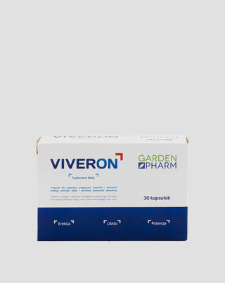 Cápsulas para aumentar la libido y facilitar la erección con ginseng y tribulus terrestris Viveron GardenPharm 30 cápsulas