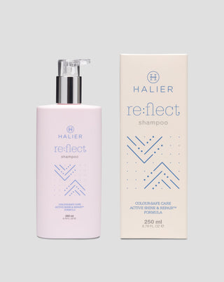 Champú para cabello teñido sin parabenos Re:flect 250 ml Halier