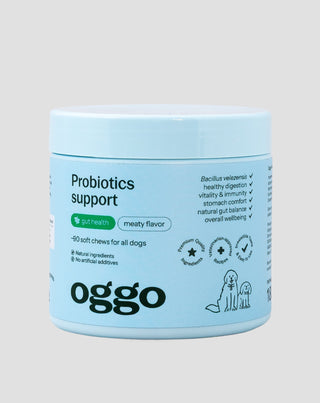probióticos para perros suplementos alimenticios para perros para la digestión, el tracto digestivo y el sistema inmunológico 180 g - 1