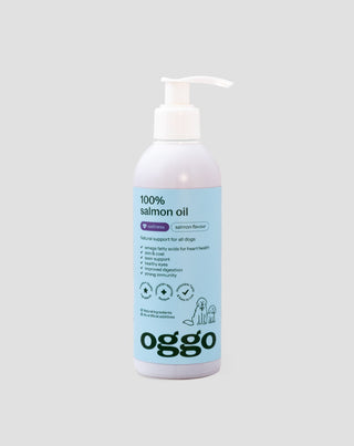 Aceite de salmón 100% alimento complementario para perros para la inmunidad y energía Oggo 250 ml - 1