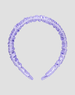 Diadema de seda 100% natural lila Twisty - 1