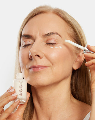 Sérum de ojos con colágeno y aceite de argán que reduce los signos del envejecimiento en 4 semanas Aggie