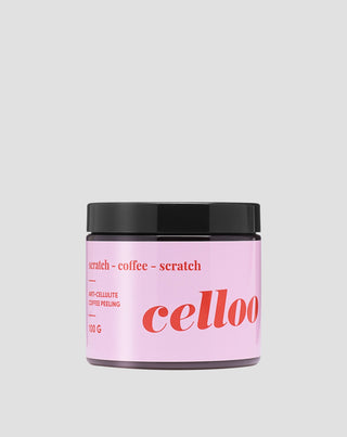Exfoliante corporal con café y aceites naturales para reducir la celulitis y las estrías Celloo - 1