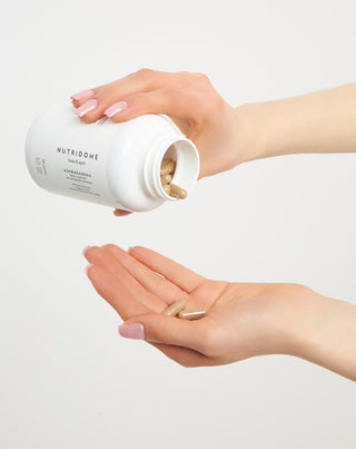 Ashwagandha Pastillas de ginseng indio para reducir el estrés Nutridome 180 cápsulas - 2