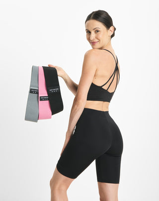 Body Functions bandas de resistencia cortas para fitness 76 cm juego de 3. - 2