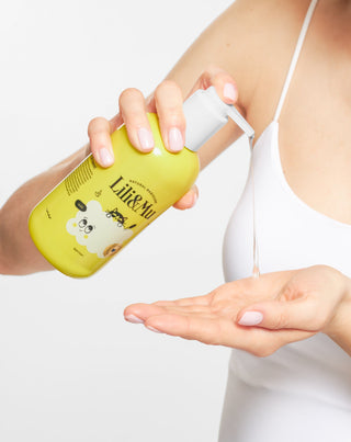 Gel de baño hidratante natural para niños con extracto de aloe vera Lili&Mu