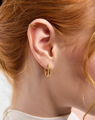 Juego de pendientes chapados en oro con jade rosa en acero inoxidable Mys_1 - 3