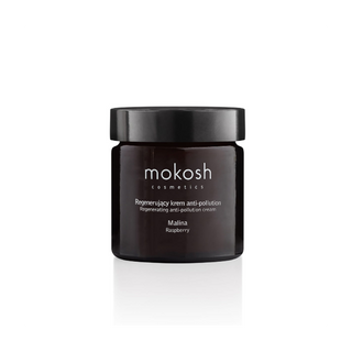 Crema facial regeneradora antipolución Frambuesa con Vitamina E Mokosh