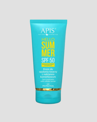Krem do opalania twarzy z nektarem komórkowym SPF 50 Hello Summer Apis