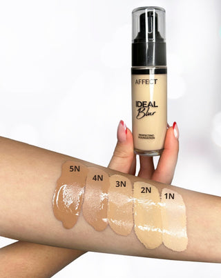 Base de maquillaje alisadora Ideal Blur color 1N Affect Cosmética Profesional - 2