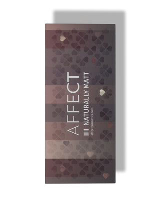 Paleta de sombras de ojos prensada Naturally Matt Pressed Eyeshadows Palette Affect Professional Cosmetics