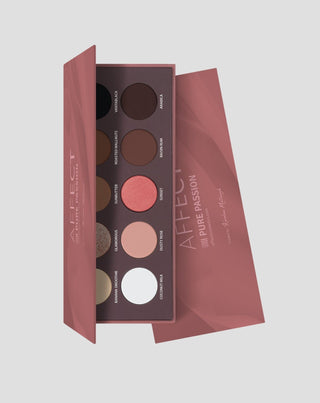 Paleta de sombras de ojos prensada de larga duración Pure Passion Affect Professional Cosmetics - 1