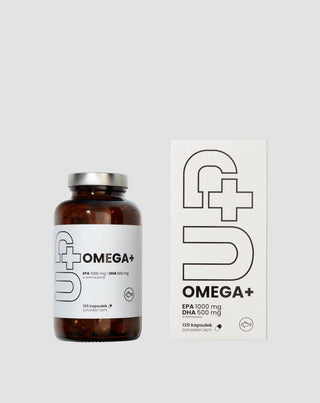 Supplement Up Omega + UP Ácidos grasos insaturados Omega-3 Health Pharma 120 cápsulas