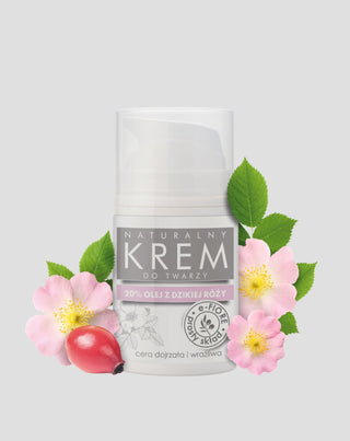 Crema facial natural de rosa mosqueta E-Fiore para rejuvenecer y mejorar la firmeza de la piel - 1