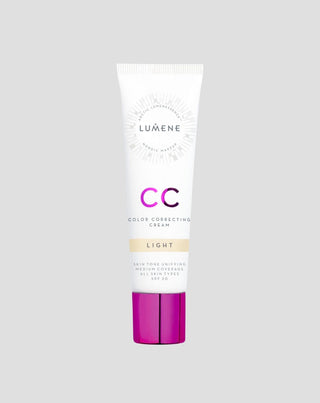Base de maquillaje CC con cobertura media para rojeces y color, incluso Luz 7 en 1 con SPF 20 Lumene - 1