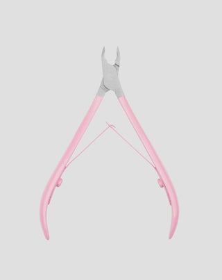 Cortacutículas profesionales de 3 mm con mango de belleza rosa satinado You - 1