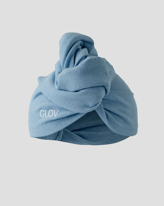 Turbante azul para el cabello reduce el tiempo de secado para todo tipo de cabellos Hair Wrap Glov - 1