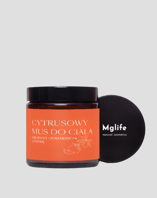 Mousse corporal cítrico hidratante y regeneradora para pieles severamente secas Mglife