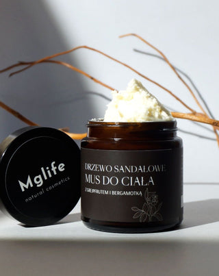 Mousse corporal de sándalo con pomelo y bergamota MgLife