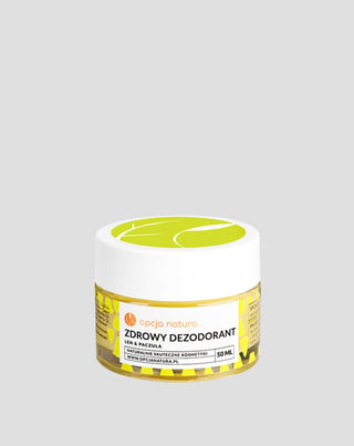 Desodorante natural en crema - desodorante saludable lino & Pachulí Opcja Natura - 1