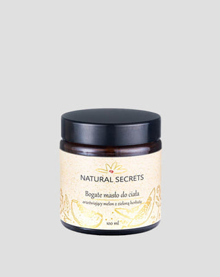 Manteca corporal con aceites naturales con aroma a melón y té verde Natural Secrets - 1