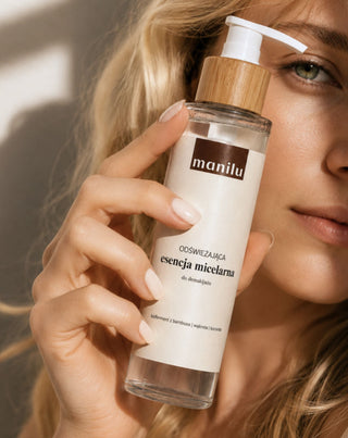 Esencia micelar refrescante para desmaquillar la irritación calmante con D-pantenol Manilu