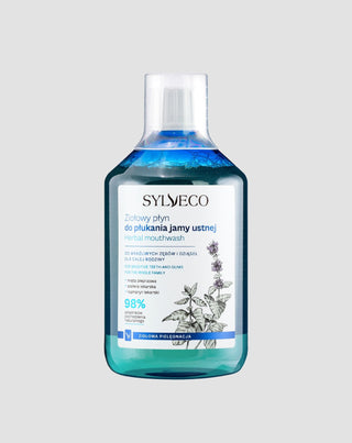 Enjuague bucal a base de hierbas con extractos naturales sin alcohol Sylveco