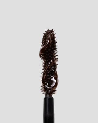 Maskara z odżywką 2w1 Eyegasm Brown stymulująca wzrost rzęs Paese