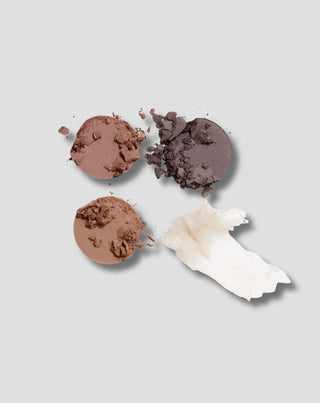 Paleta de 3 sombras de ojos y cera transparente para peinar las cejas efecto duradero Gosh - 2