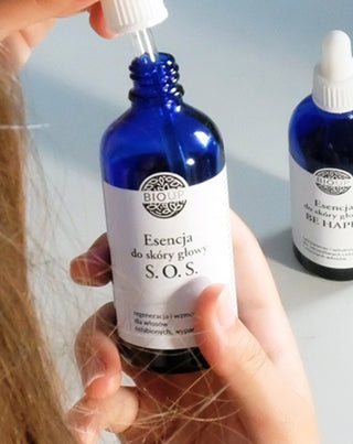 Loción fortalecedora para el cuero cabelludo para la caída del cabello Esencja SOS BIOUP