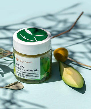 Manteca corporal para pieles secas, dañadas y bronceadas Mango & Avocado Opcja Natura - 2