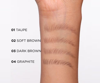 Lápiz modelador de cejas ultrapreciso n.º 01 taupe Micro Precise Brow Pencil Eveline - 2