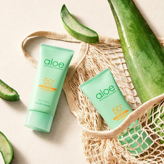 Gel protector solar con UV SPF 50 perfecto como base de maquillaje Holika Holika - 1