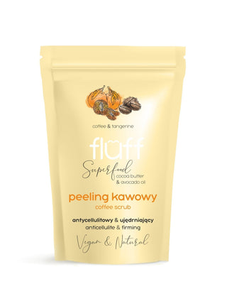 Exfoliante corporal seco con sal del Mar Muerto y café robusta Fluff