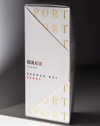Gel de ducha deportivo natural para limpiar tu piel después de un entrenamiento intenso Berani Femme