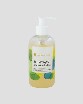 Gel de limpieza corporal y facial Lima & Aloe 100% natural Opcja Natura - 1