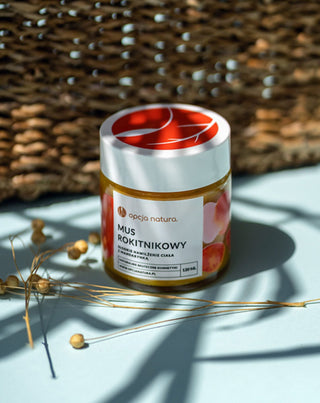 Mousse natural de espino amarillo para el cuerpo para piel seca y sin brillo Opcja Natura_2 - 2