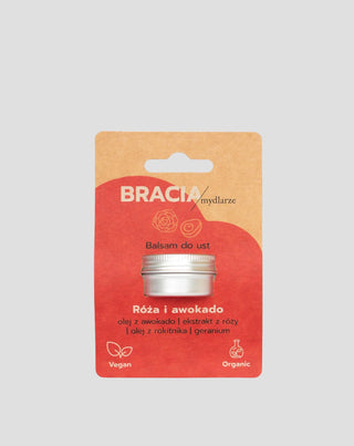 Bálsamo regenerador para labios rosa y aguacate con vitamina E Bracia Mydlarze_4 - 4