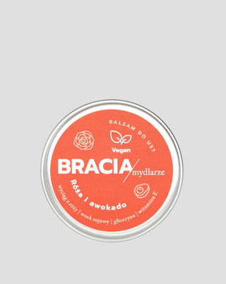 Bálsamo regenerador para labios rosa y aguacate con vitamina E Bracia Mydlarze - 1
