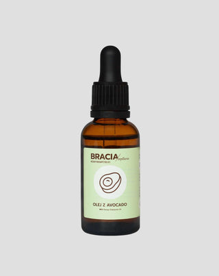 Aceite de aguacate hidratante y nutritivo con vitaminas A, E y D Bracia Mydlarze